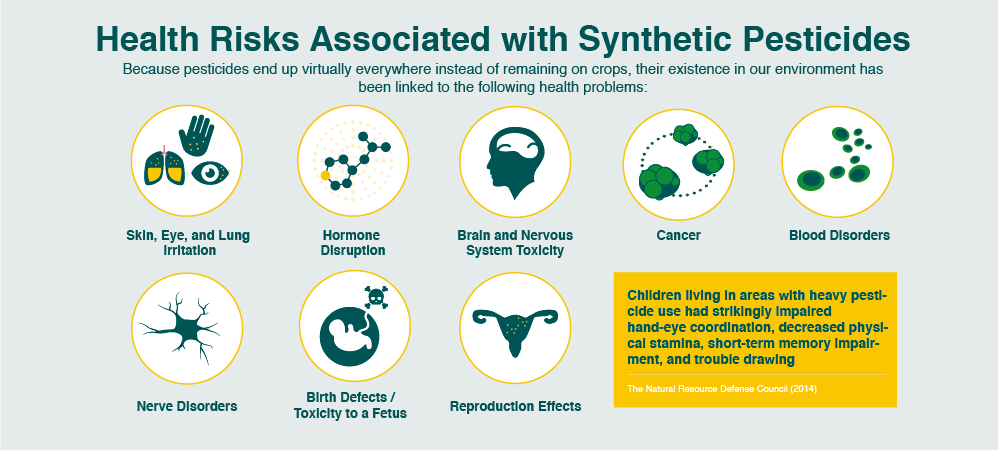 Health Risks Associated with Synthetic Pesticides